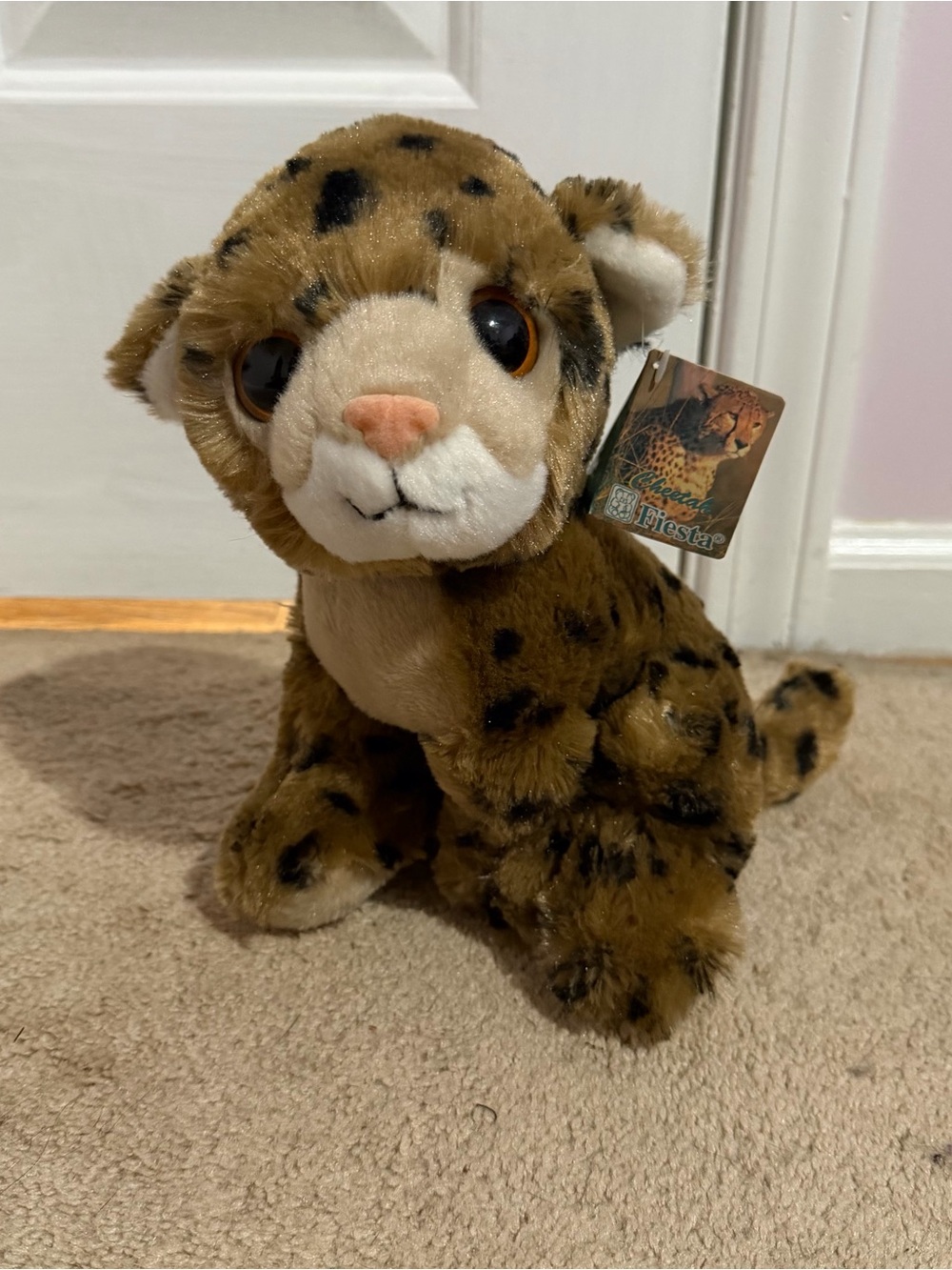 Fiesta Brown and Black Leopard Plush Stuffed Animal